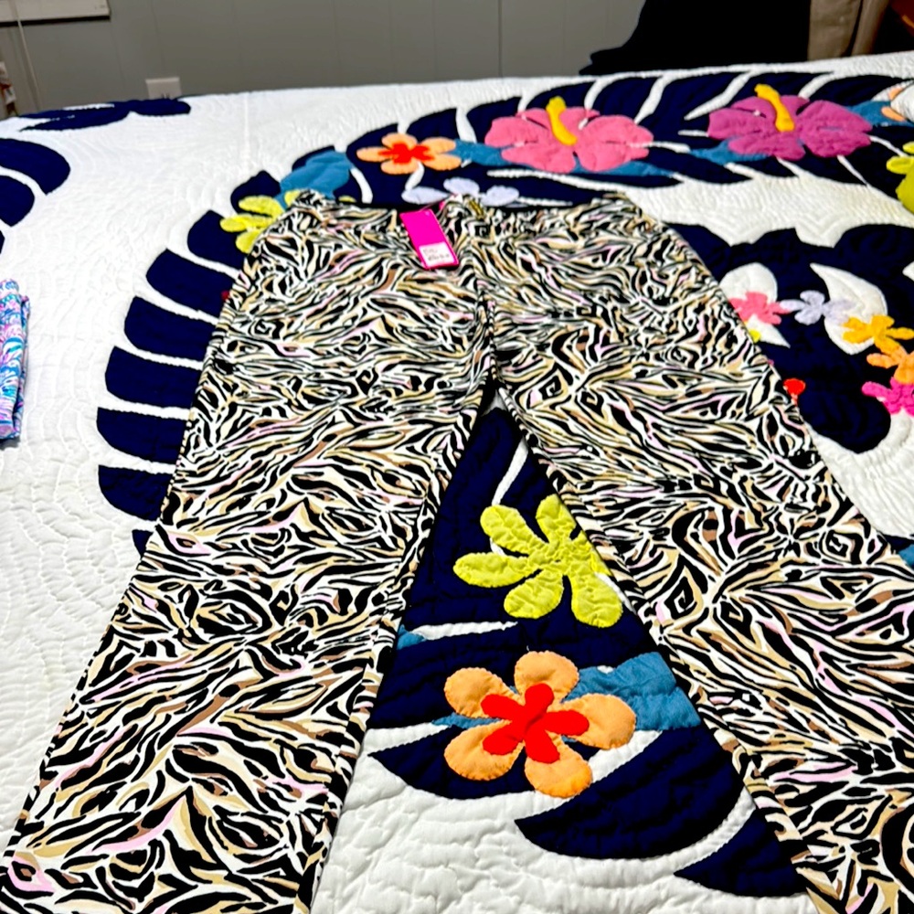 Zebra Print Pants